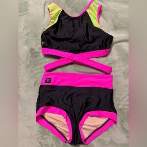 Kandi Kouture Neon And Black Set TXS